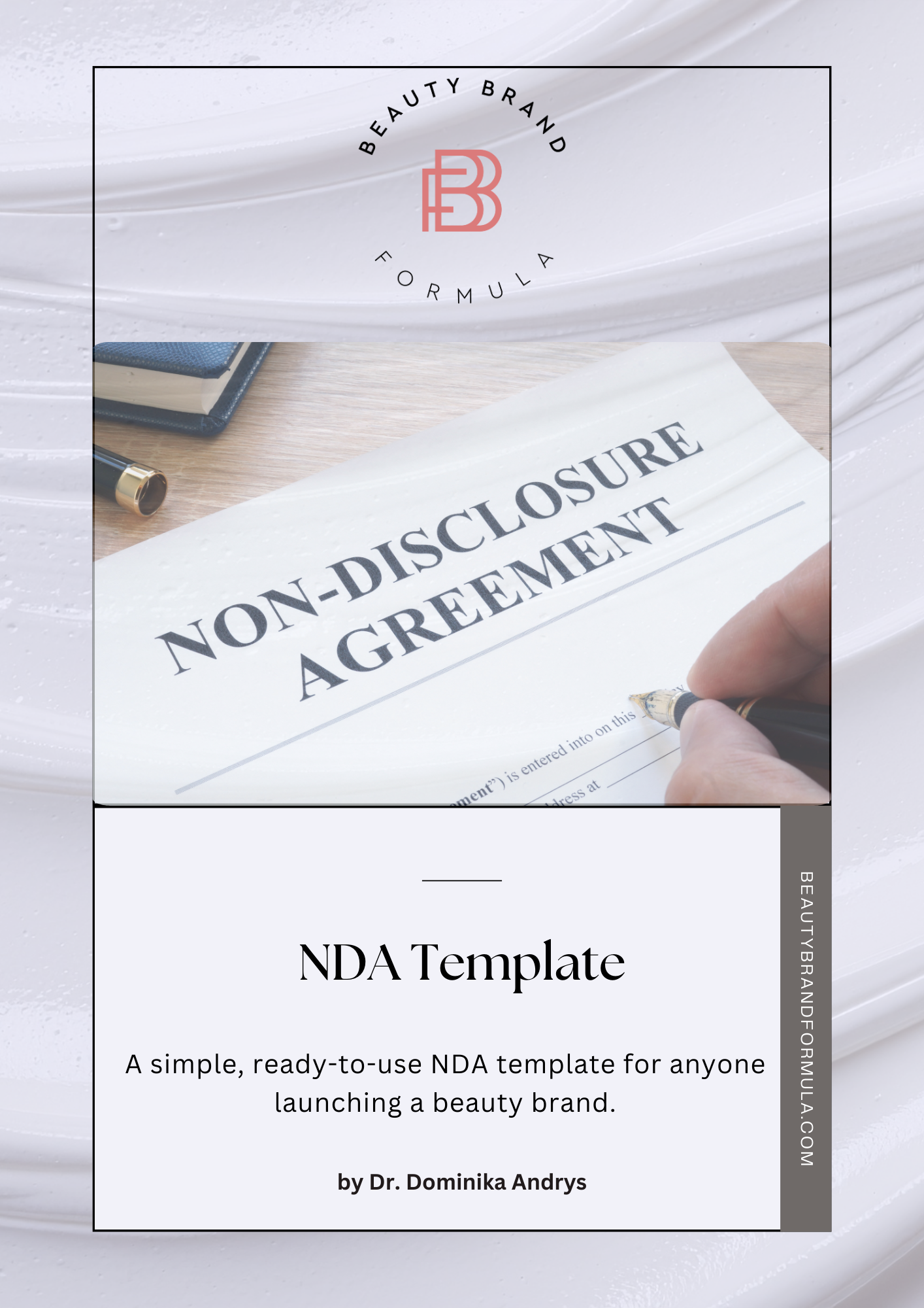 Modern Concise Nda Example NDA Template – Beauty Brand Formula
